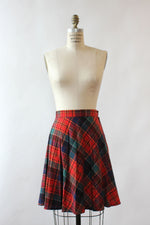 You Babes Plaid Pleat Skirt S