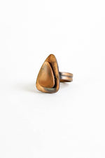 60s Copper Dish Ring