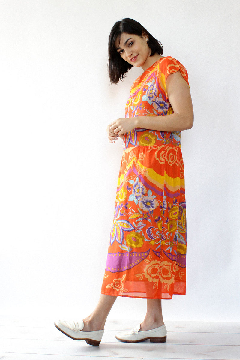Charles Andréa Floral Dress M/L