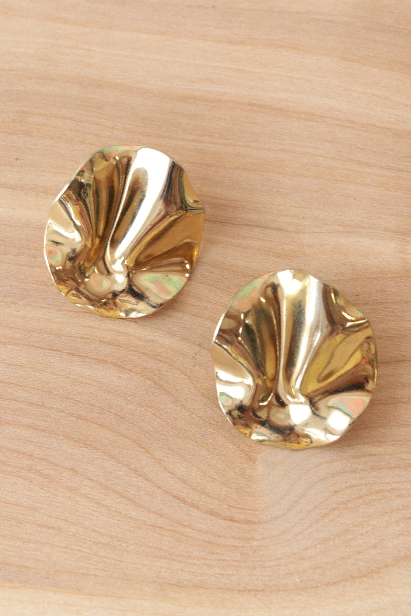 Crinkle Metal Studs