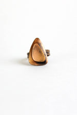 60s Copper Dish Ring