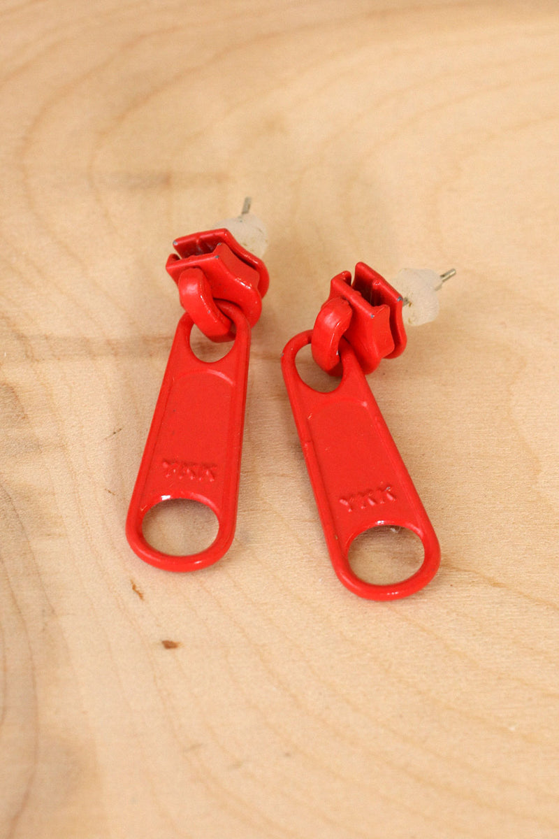 Zipper Pull Earrings