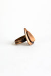 60s Copper Dish Ring