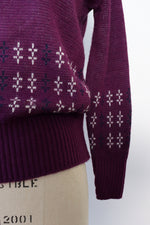 Purple Deer Love Sweater M/L