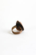 60s Copper Dish Ring