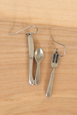 Clift Pewter Utensil Earrings