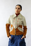 Char Handpainted Leather Jacket XS
