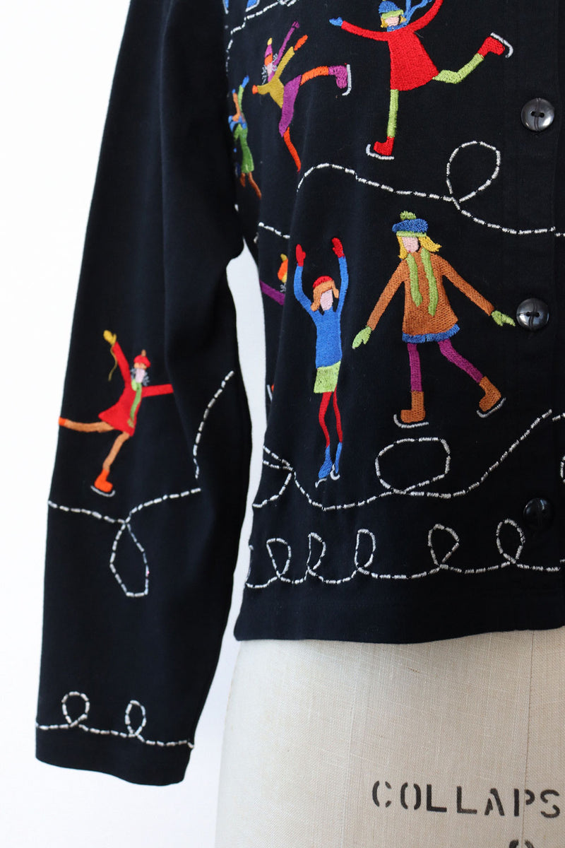 Michael Simon Ice Skater Cardigan M