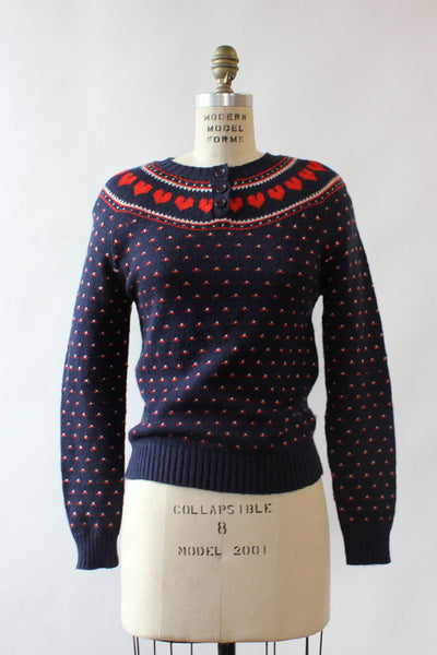 【新品未使用限定値下】Heart Fair Isle Knit Pullover IMG_0374_1c17f9da-3d59-46eb-
