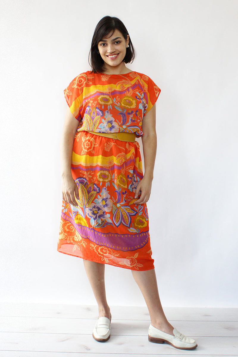 Charles Andréa Floral Dress M/L