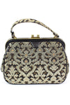 Icy blue 60s carpet bag