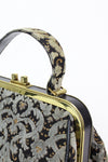 Icy blue 60s carpet bag