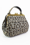 Icy blue 60s carpet bag