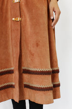 LAYAWAY | Gucci Suede Decorated Coat M/L