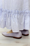 Lavender Leather Flats 7