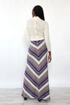 Crissa Linea Ivory Chevron Dress XS-M