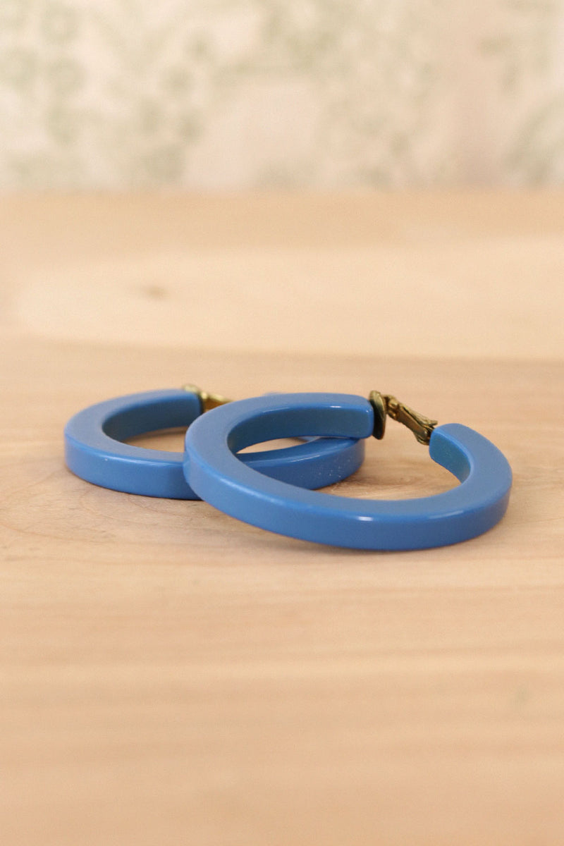 Blueberry Blue Hoops