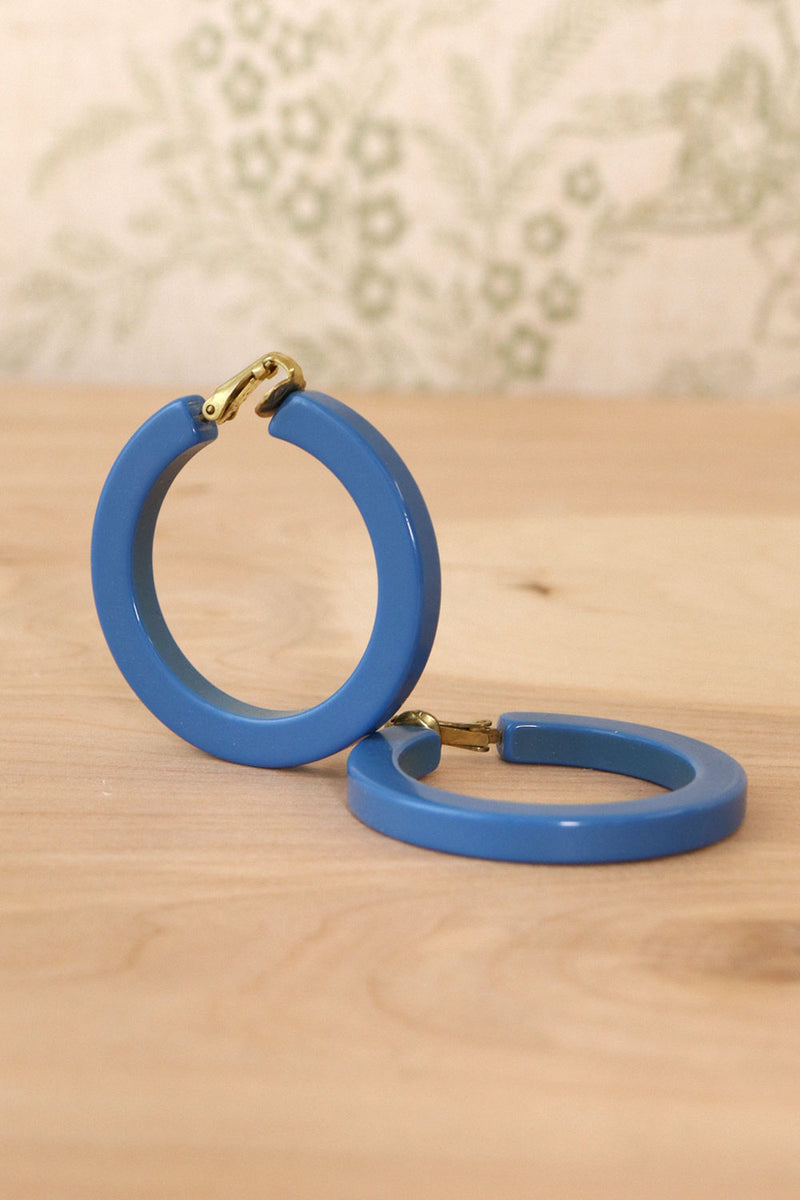 Blueberry Blue Hoops