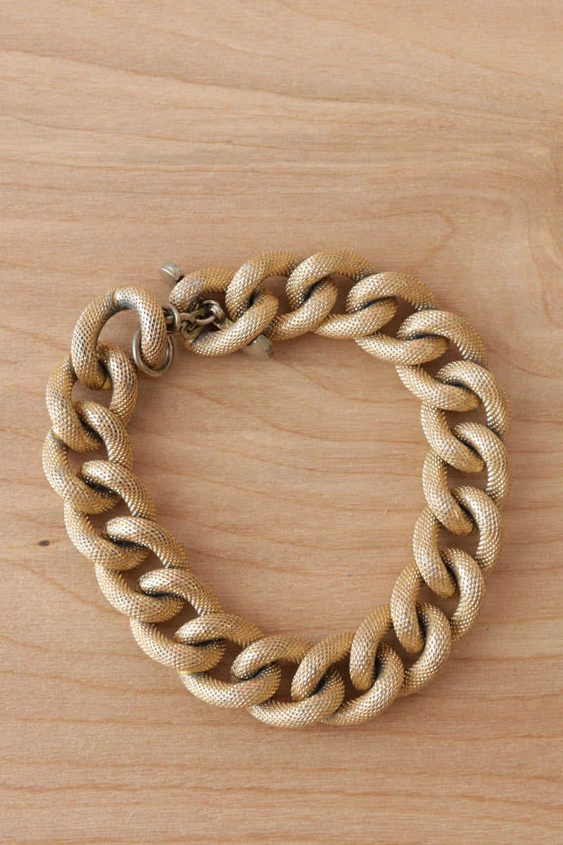 Textured Chain Bracelet