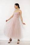 1950s Cotton Candy Tulle Party Dress XS