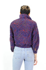 Saks Fifth Ave Paisley Puff Jacket S