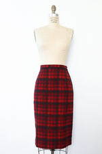 Pendleton Wool Plaid Pencil Skirt M