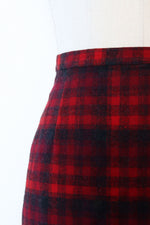 Pendleton Wool Plaid Pencil Skirt M
