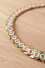 Rosebud Collar Necklace