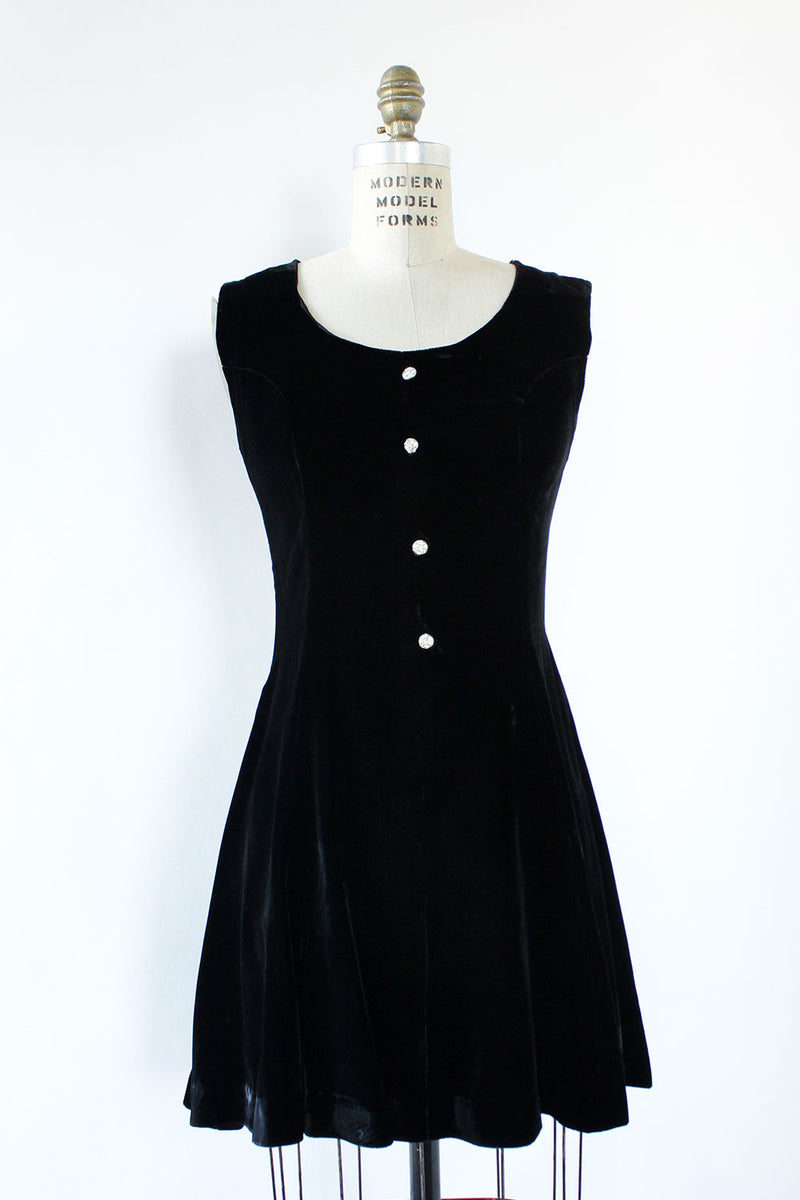 Jonathan Logan Flared Velvet Mini XS/S