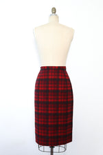 Pendleton Wool Plaid Pencil Skirt M