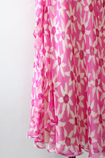 Ralph Lauren Fuchsia Silk Bias Dress XS/S