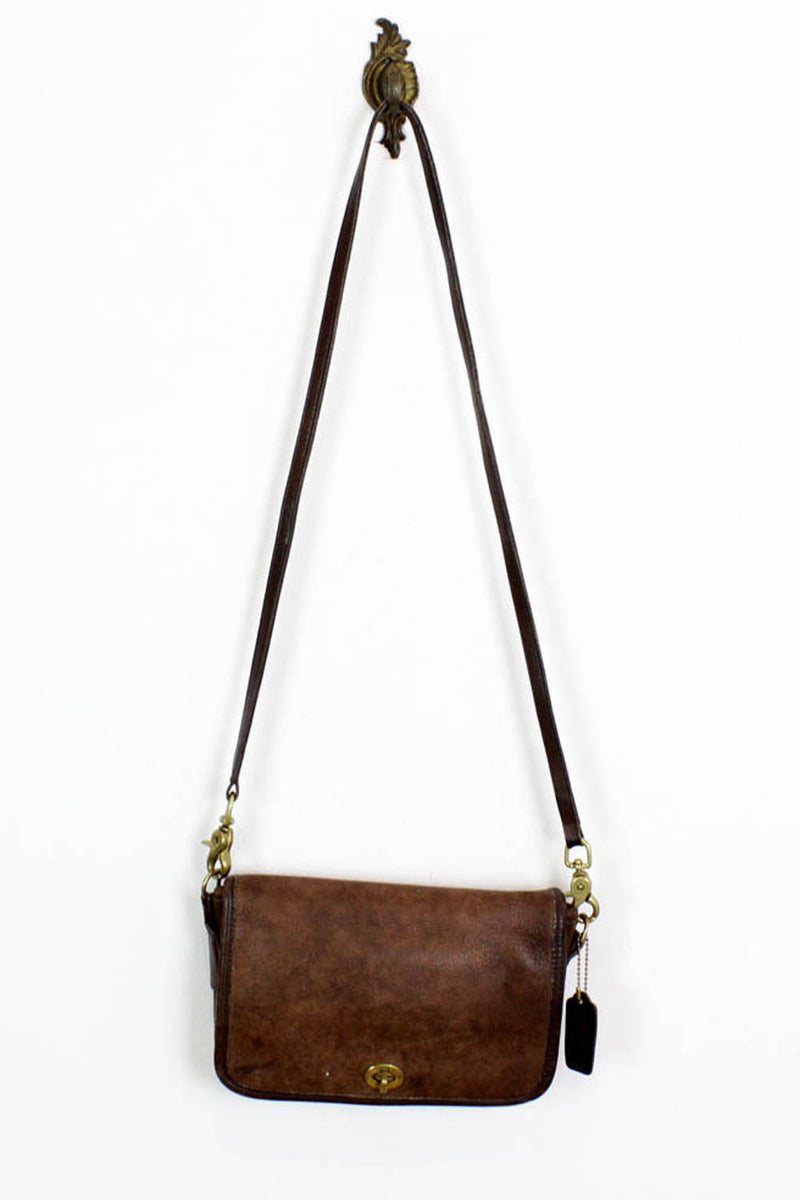 Coach distressed crossbody