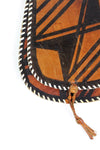 vintage leather bag detail
