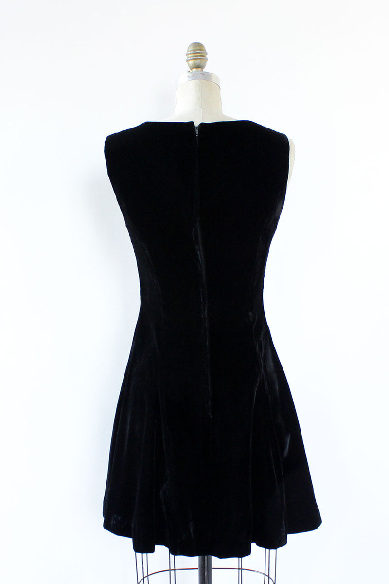 Jonathan Logan Flared Velvet Mini XS/S