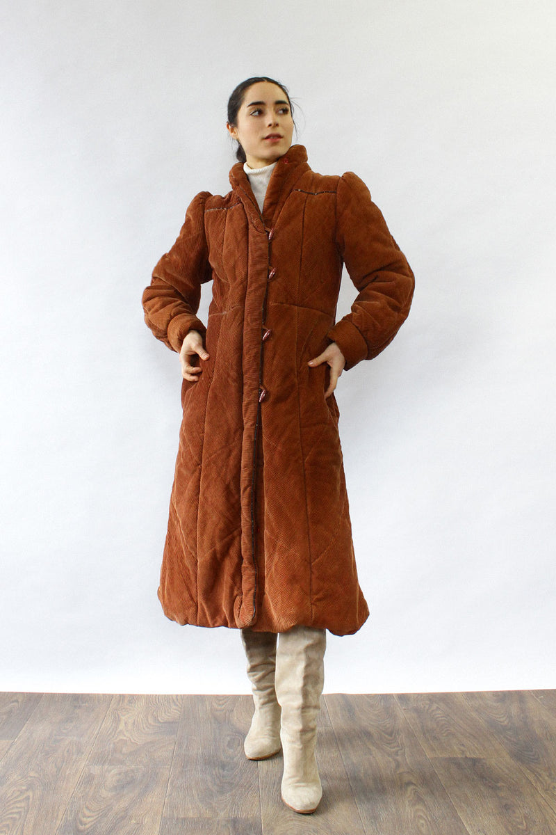 Brentwood Corduroy Puffer Coat S/M
