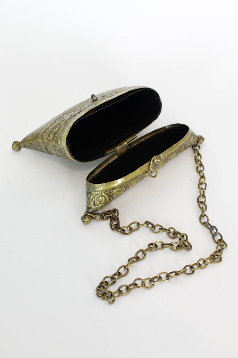 Indian Brass Pillow Purse
