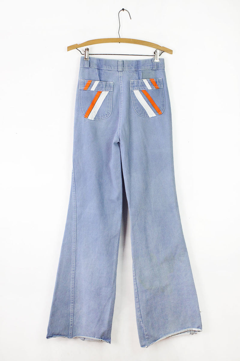70s Creamsicle Jeans XS