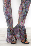Mirrored Trumpet Flare Catsuit XS/S