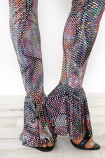 Mirrored Trumpet Flare Catsuit XS/S