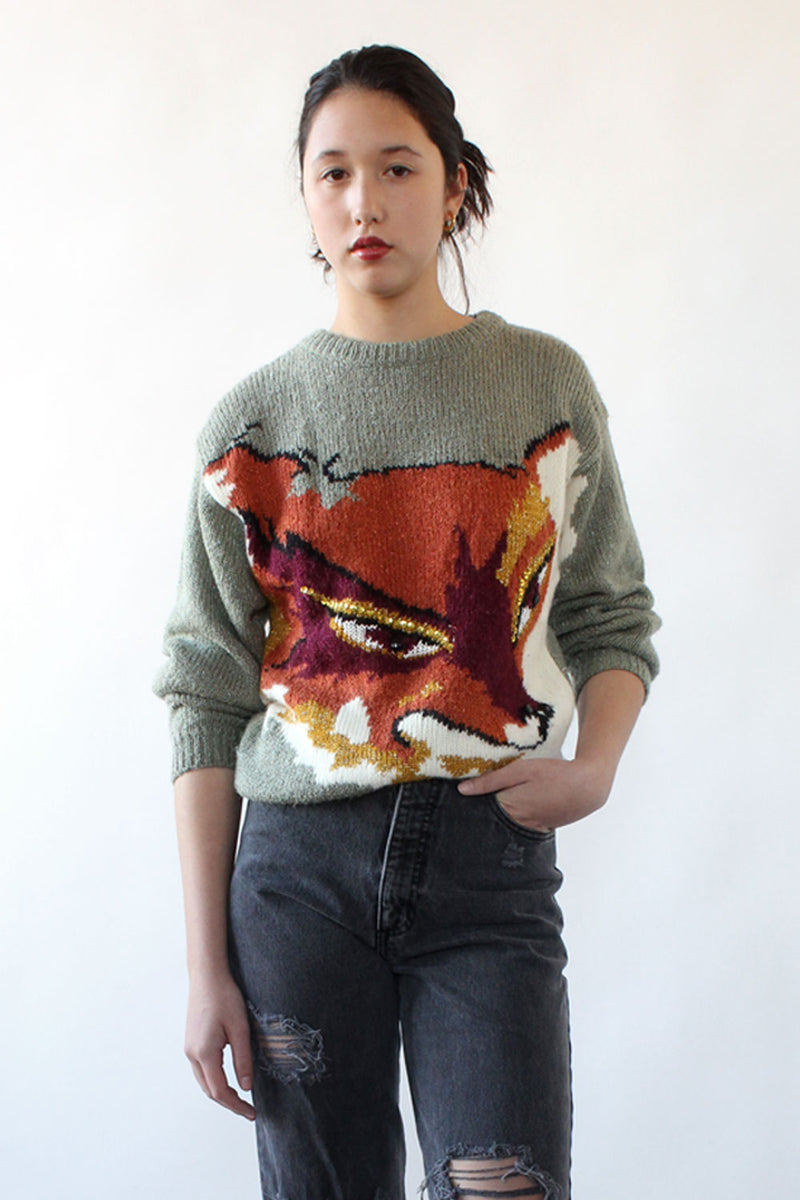 Foxy Face Sweater S/M