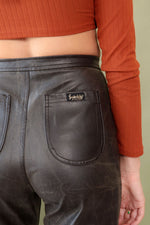 Frederick's Leatherette Stovepipe Pants S/M