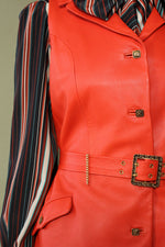 Alba Leather Dress M