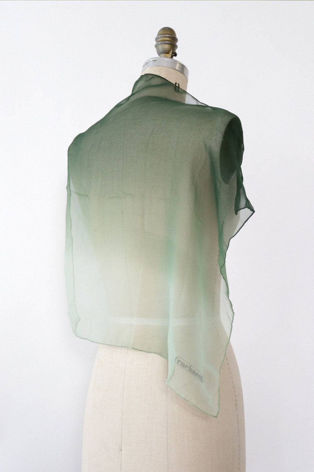 Cacharel Green Ombré Scarf