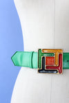 Stained Glass Style Buckle Belt