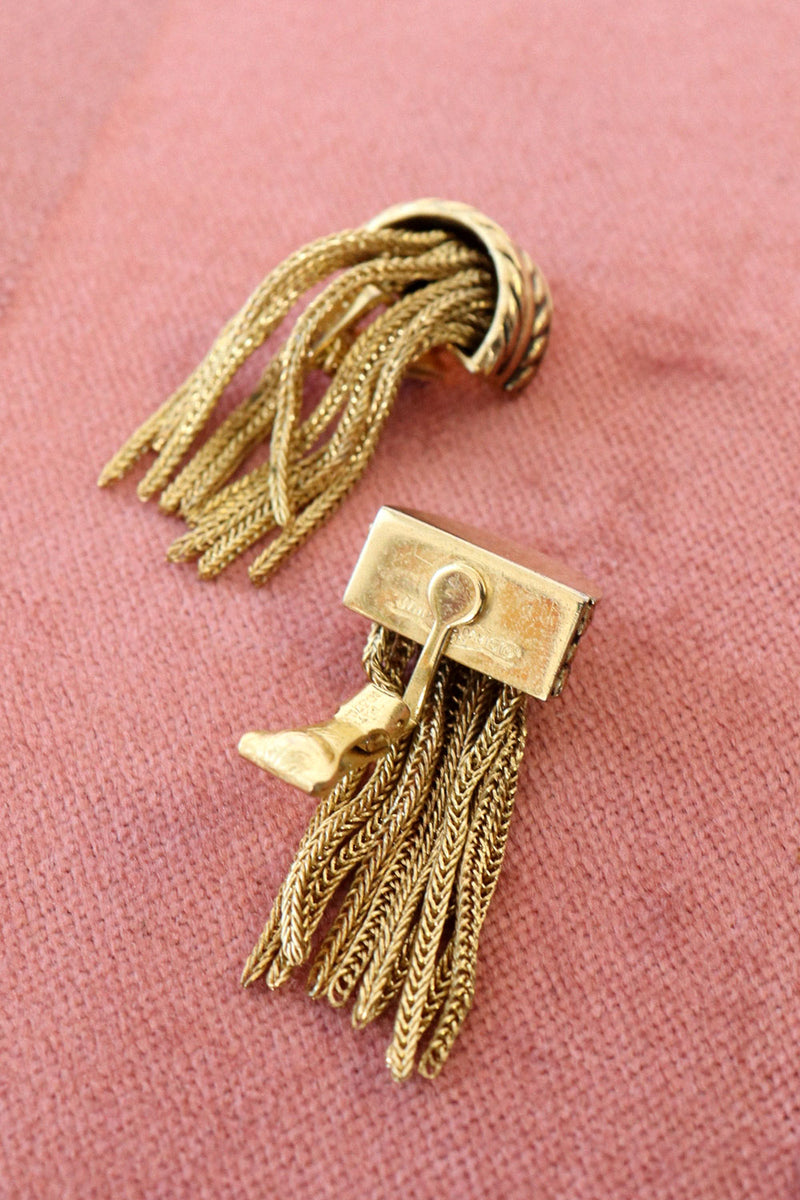 Whiting & Davis Fringe Clip-ons