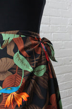 Silk Jungle Wrap Skirt M/L