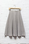 Stormy Accordion Pleat Skirt S