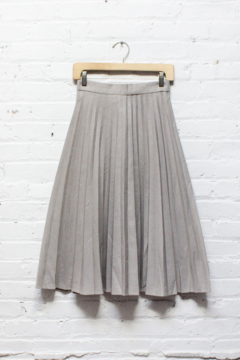 Stormy Accordion Pleat Skirt S