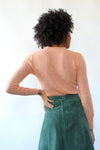 Peachy Pink Wool Sweater XS-M