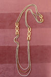 Monet Enamel Chain Necklace